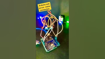 #arduino #servo motor and ir senser connection # arduino project