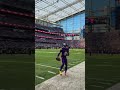 Isaiah Rodgers playing catch with Vikings fans 🫶