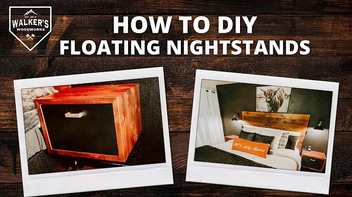 How to build Floating Nightstands and A Custom Headboard. DIY Head board