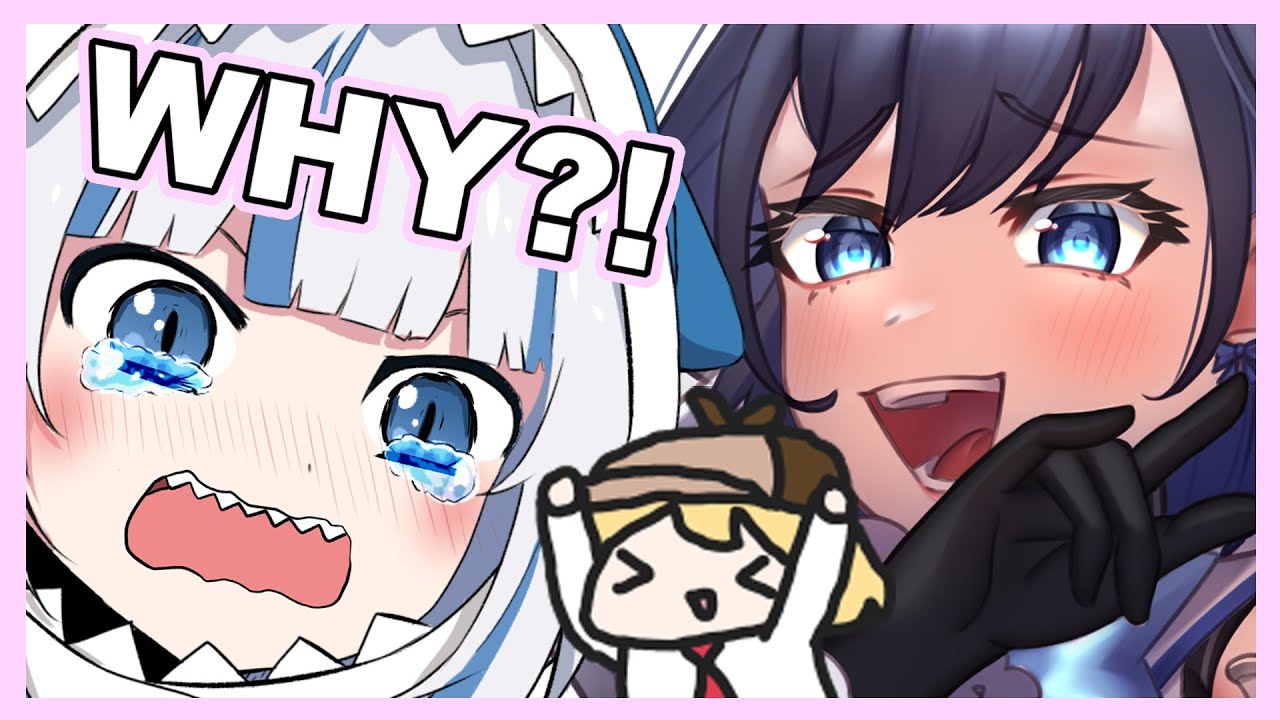 Kronii and Ame team up to 𝐁𝐔𝐋𝐋𝐘 poor Gura...