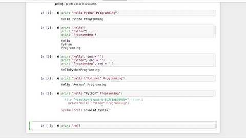 A Bite of Python Tutorial: Input/Output Operation, Variable, and Data Types