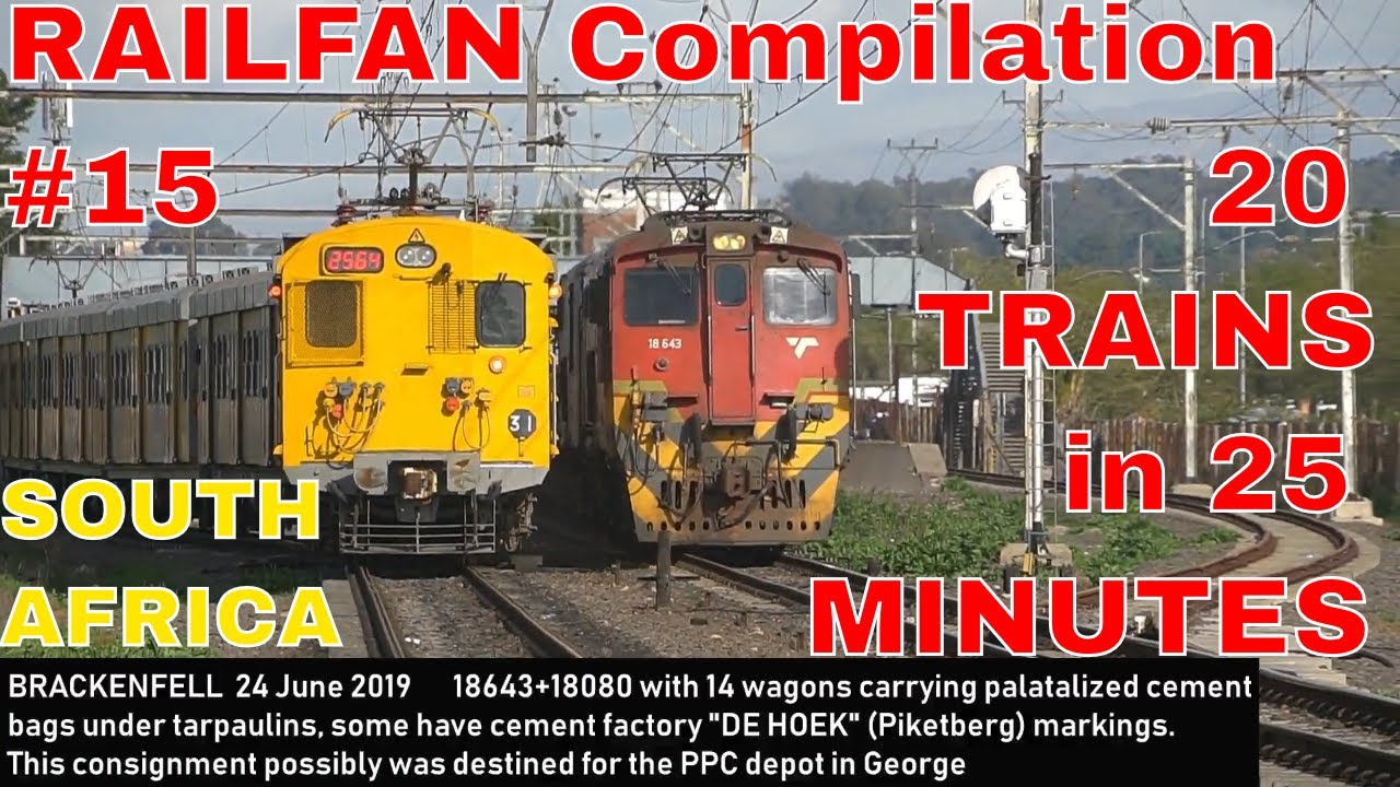 20 Trains (incl BLUE TRAIN) within 25 Minutes! RAILFAN Compilation #15 | Train South Afica