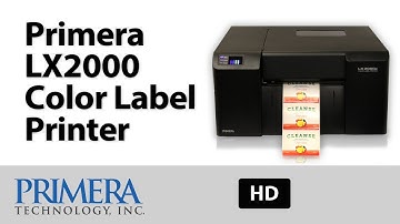 Print Color Labels with LX2000 from Primera