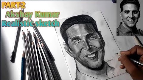 Akshay kumar realistic sketch || PART-2 || #Akshay kumar
