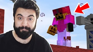 AŞIRI TUHAF BİR RAKİP! Minecraft: BED WARS