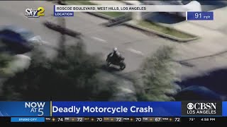 Motorcyclist Killed In Horrific West Hills Crash