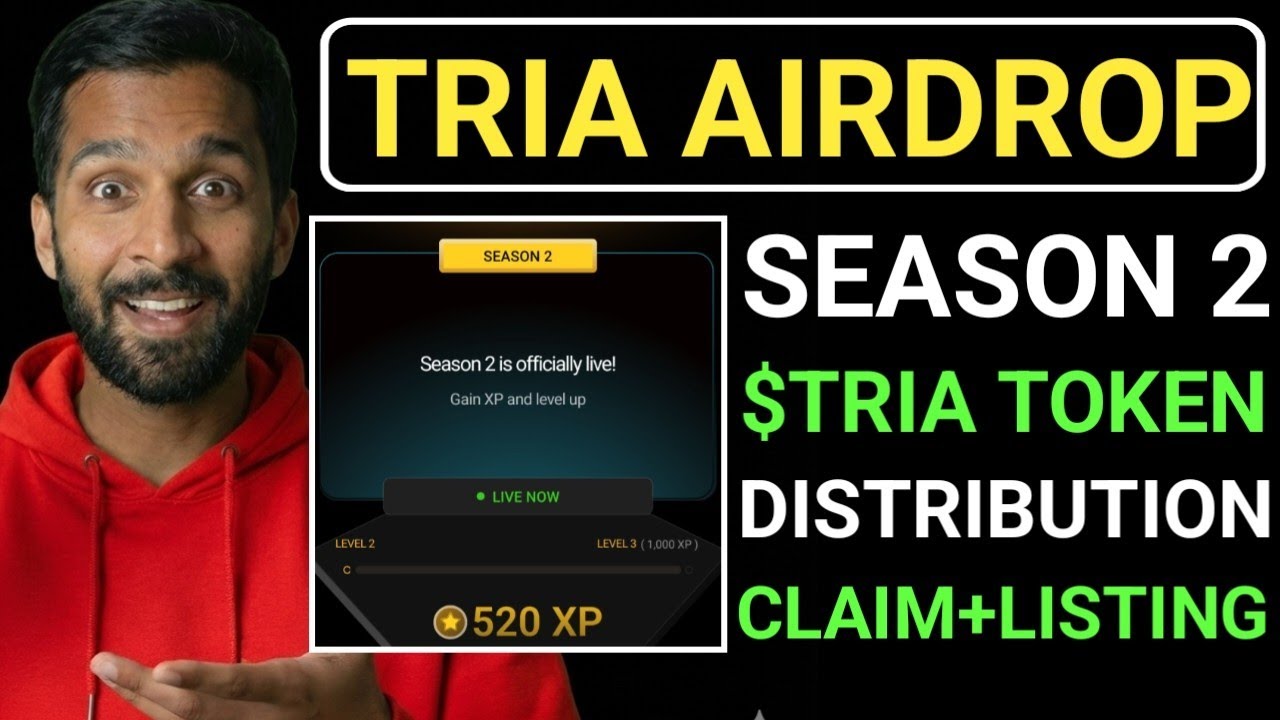 📌TRIA AIRDROP SEASON 1 CLAIM+DISTRIBUTION🔥SEASON 2 LIVE || COINBASE LISTING🔗