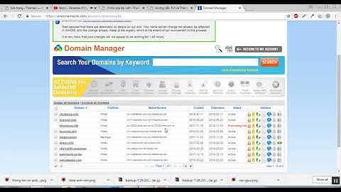 Hướng dẫn trỏ tên miền về Hosting theo Nameserver
