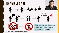 The Reasonable Person Standard 