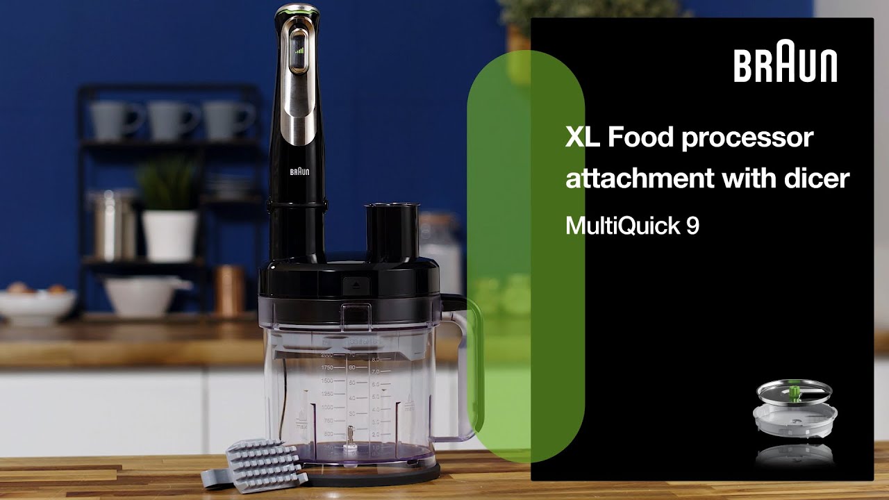 Braun 6-Cup Food Processor Attachment for MultiQuick Blenders