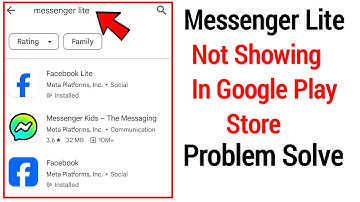 messenger lite not showing in play store || messenger lite not working