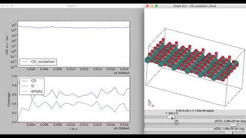 CO Oxidation on RuO2 from first-principles interactive