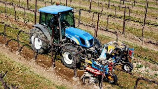 Scolmatura Vigneto New Holland T4050 Deluxe Scolmatore Arrizza Expo Doppio Full