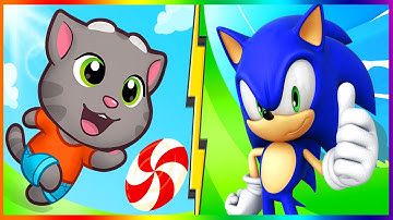 Talking Tom Candy Run | Sonic Dash 2 - Android/IOS Gameplay Walkthrough New Update
