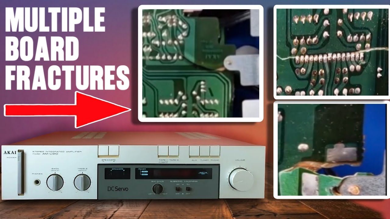 Akai AMU-310 was faulty before delivery but arrived seriously broken (Part 1) 