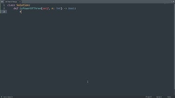 Leetcode 326. Power of Three in Python | Python Leetcode | Python Coding Tutorial | Python Code ASMR