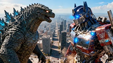 Godzilla vs Optimus Prime: The Ultimate Clash of Monster and Machine | Titan Showdown