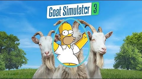 Homer Simpson Easter Egg / Reference in Goat Simulator 3