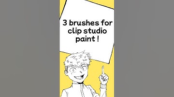 Cool Brushes For Clip Studio Paint!