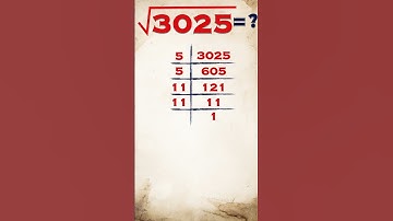 Square root of 3025 / 3025 ka vargmul / #maths #squareroot # publicmaths