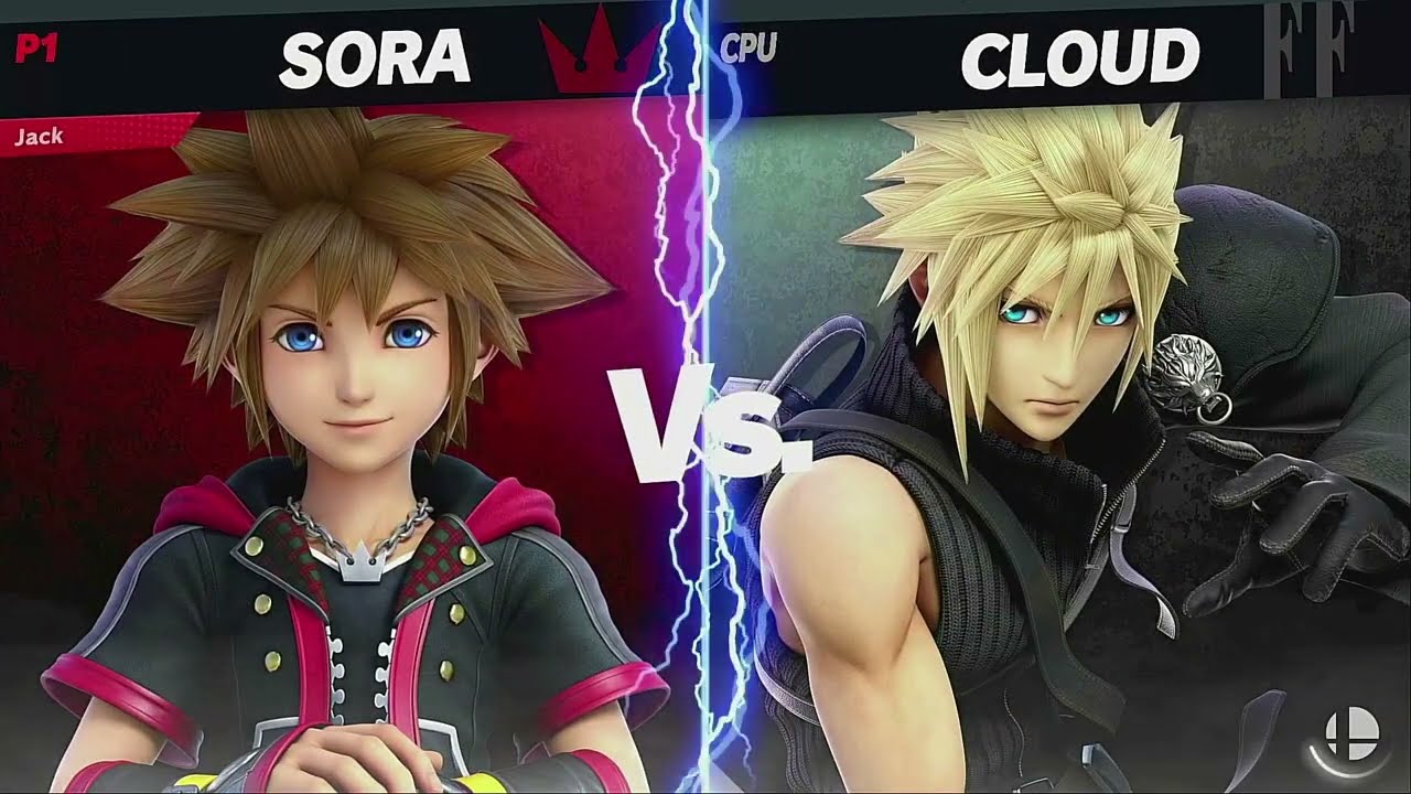 Super Smash Bros Ultimate Sora VS Cloud 0просмотров. 