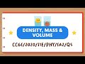 Understanding Density and Volume Changes