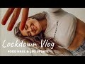 LOCKDOWN VLOG! Vegan food haul &amp; much needed life update 💛