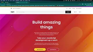 Intro to NodeJS and NPM