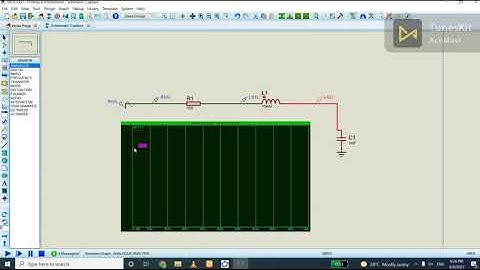 RLC Circuit in Proteus