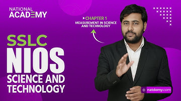 NIOS SSLC: Science and Technology Chapter 01 | natdemy #nios #science #technology #education #online