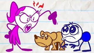 Pencilmate's a BAD DOG! | Animated Cartoons Characters | Animated Short Films