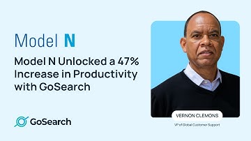 How Model N Unlocked a 47% Increase in Customer Support Productivity with GoSearch | Success Story
