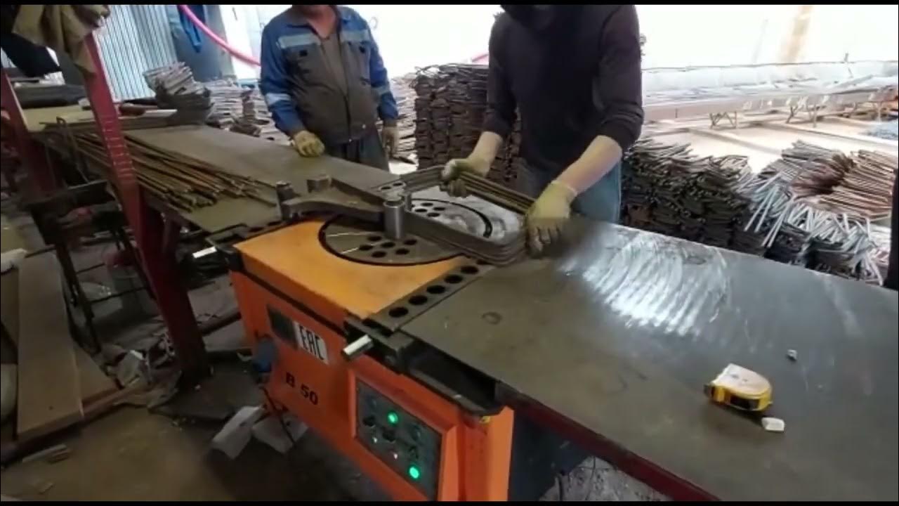 GÖÇMAKSAN // GMS B 50 Rebar Bending Machine YouTube