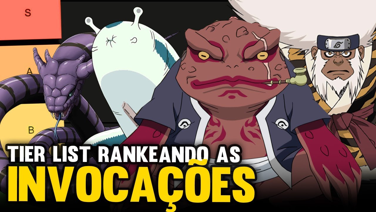 TIER LIST RANKEANDO OS JUTSUS DE INVOCAÇÃO DE NARUTO