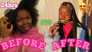 24HR GLOW UP CHALLENGE!! ft. juliahair