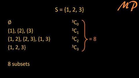 The Cardinality of a power set... and the sum of combinations