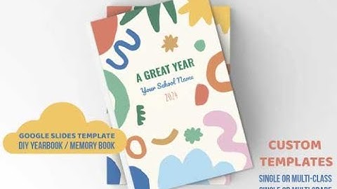 Tutorial DIY Print Yearbook Memory Book google Slides