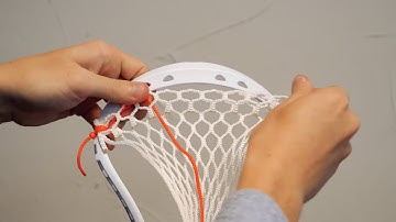 How To String A Topstring On A Lacrosse Stick - The Powell Pocket Tutorial