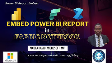 Embed Power BI Report in Microsoft Fabric Notebook