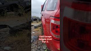 Did you know this about the 2nd gen Ford Escape? #automobile #ford #tailgate