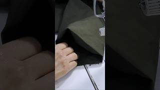 Topstitch the hem of the pants