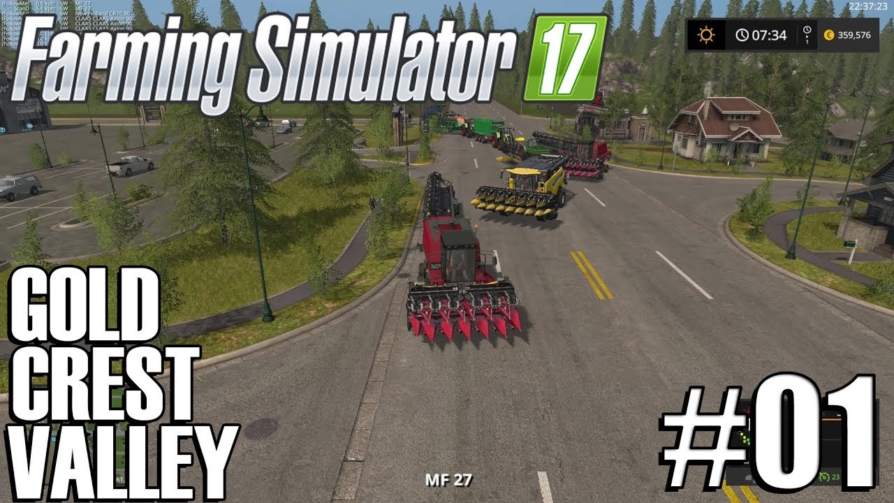 Farming Sim 17 - Gold Crest Valley 2.0- Timelapse #1 - This Is Where It All Started
