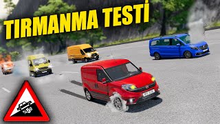 TIRMANMA TESTİ // TİCARİ ARAÇLAR // ÇILGIN DENEY // BeamNG.drive // HARD Crash