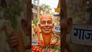 #funny #गाजर #desicomedy #trendingnow #comedy #aishorts #facts #funnyai #food #shortsindia #street
