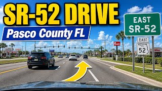 Pasco County Dashcam Drive: Eastbound SR-52 from US-19 through Hudson