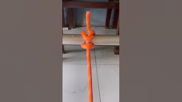 #95 Đây là nút thắt vô cùng hiệu quả nhưng lại cực kì dễ làm| Basic knot #knot #diy #tips tutorial