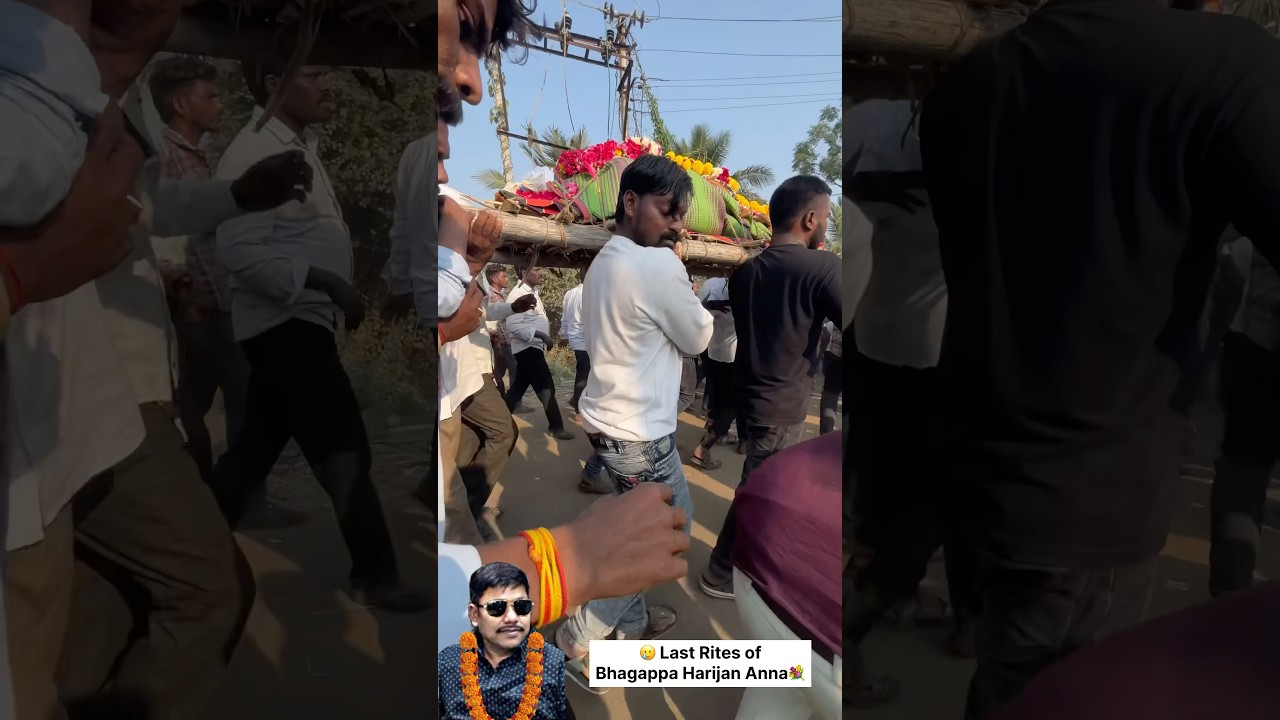 Bhagappa Harijan Last Rites