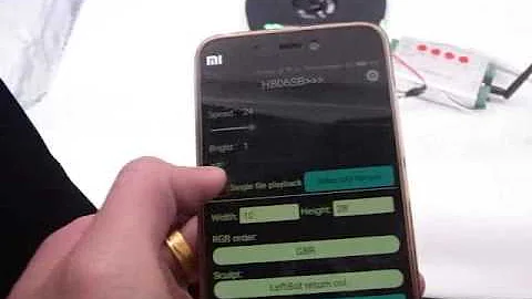 #2 WIFI SD card LED controller APP setting