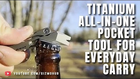 PICHI X2 : THE TITANIUM ALL-IN-ONE POCKET TOOL FOR EVERYDAY CARRY | Kickstarter | Gizmo-Hub.com