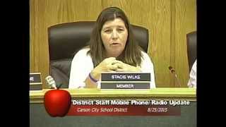 School Board Meeting 8/25/2015